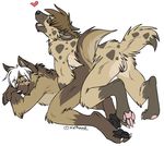  &hearts; anal anal_penetration gay hyena keihound male penetration raised_tail tail 