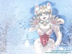  2006 4:3 bell blue breasts cat dr_comet feline female frost nipples solo topless wallpaper white wide_hips winter 