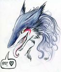  &hearts; aurinsusi female gold_eyes rain_silves sergal solo 