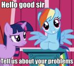  equine female friendship_is_magic image_macro my_little_pony pegasus podium rainbow_dash_(mlp) tagme twilight_sparkle_(mlp) 