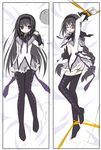  akemi_homura aoilio ass bad_id bad_pixiv_id bdsm bed_sheet black_hair black_legwear bondage bound braid dakimakura dual_persona glasses hair_ornament hairband long_hair lying magical_girl mahou_shoujo_madoka_magica multiple_girls multiple_views on_back on_side open_clothes open_shirt pantyhose purple_eyes red-framed_eyewear ribbon ribbon_bondage shirt spoilers twin_braids twintails 