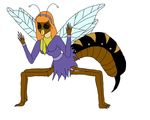  bug daphne hornet insect plain_background scooby-doo scooby-doo_(series) stinger unknown_artist what white_background wings 