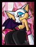  bat female looking_at_viewer pussy rouge_the_bat solo sonic_(series) xexus 