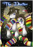  balloons blue_eyes brown_hair doctor_who equine friendship_is_magic hair hat horn horns horse male mammal my_little_pony pony scarf solo tardis tom_baker unknown_artist 