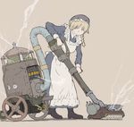  blonde_hair dyson hat maid original pun solo steampunk vacuum_cleaner ymr 