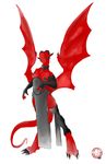  dragon female horns necrodrone_(character) nipple_tape pav piercing scalie solo wings 