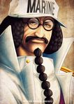  beard facial_hair glasses hat kei-suwabe male_focus mustache one_piece sengoku_(one_piece) solo 