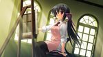  black_hair fujimaru_mikoto game_cg kisaragi_gold_star pink_eyes toranosuke 