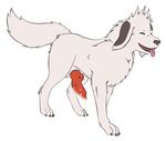  animal_genitalia artist_request canine canine_penis dog erection fennec_(artist) feral knot male mammal naruto no_humans penis plain_background sheath simple_background solo source_request white_background yaoi 