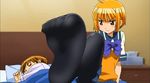  blonde feet oniichan_no_koto_nanka_zenzen_suki_janain_dakara_ne!! pantyhose screencap short_hair takanashi_nao takanashi_shuusuke yellow_eyes 