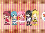  akemi_homura charlotte kaname_madoka kyuubee mahou_shoujo_madoka_magica miki_sayaka sakura_kyouko tomoe_mami 