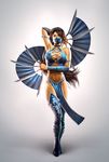  fan half_mask highres kitana mask mortal_kombat mortal_kombat_9 ninja official_art princess_kitana 