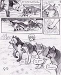  comic coop coop_(character) dialog dialogue greyscale mammal monochrome natsume natsumewolf oz rikku text wolf wolf's_rain wolf's_rain_next_generation wolfs_rain wolfs_rain_next_generation 