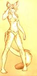  bikini cheetah chelsey feline female misplaced_spigot skimpy solo 