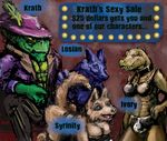  canine collar dog domination dragon gator husky krath losian pimp sale scalie submissive winddragon 