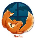  adam_wan breasts browser browser-tan canine claws female firefox fox matched_pair mod narrow_hips nude side_boob sitting solo tail window 