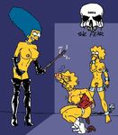  lisa_simpson maggie_simpson marge_simpson the_fear the_simpsons 