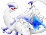  claws cum eyes_closed female latios lugia male penetration pok&eacute;mon red_eyes sex size_difference tail tensor white 