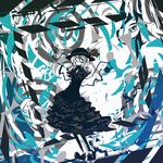  abstract bad_id bad_pixiv_id f7(eiki) hat heart komeiji_koishi one_eye_closed solo third_eye touhou 