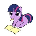  chibi cute equine eyes female feral friendship_is_magic horn horse mammal mlp my_little_pony pencil plain_background pony solo twilight_sparkle_(mlp) unicorn unknown_artist white_background 