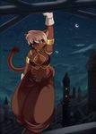  alicia_priss breasts cat cityscape eye_patch feline female midriff mrsk tail_concerto 