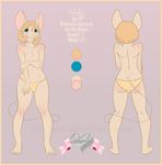  blush bulge butt crossdressing cute cutesauce feminine girly male model_sheet mouse panties rainbowpanda rodent solo standing tail thighs toby underwear wide_hips 