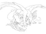  dragon feral feral_on_feral frottage gay gryphon herm intersex interspecies male maleherm narse_(character) necrodrone penis rein scalie sex wings 