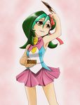  card cards green_hair mizuki_kotori_(yugioh_zexal) mizuki_kotori_(yuu-gi-ou_zexal) skirt yu-gi-oh! yugioh_zexal yuu-gi-ou_zexal 