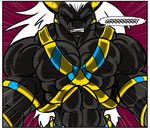  anubian_jackal anubis black-rat canine deity ears jackal keanon_woods male mammal muscles nose preview solo teaser teeth transformation 