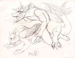 anal canine character cum difference doggystyle dragon dragonwolf duo epicwang from_behind gay helios hybrid male mammal monochrome paws penis plain_background pre precum scales sepia sex shiron signature size size_difference sketch surprise tongue tongue_out white_background wide_eyed windragon wings wolf wolfer wolferalsop wolferyiff 