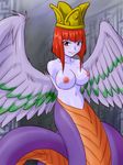  baalsama breasts female naga solo supon wings 