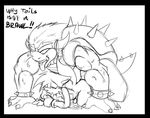  anal bowser canine cum fox gay koopa male miles_prower penis size_difference sketch sonic_(series) tongue 