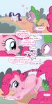  &hearts; &lt;3 anus aroused ass_up blue_eyes blush butt clitoris comic cutie_mark dialog dragon english_text equine female feral friendship_is_magic fur green_eyes hair horse inviting looking_back male mammal musical_note my_little_pony outside pink pink_body pink_fur pink_hair pinkie_pie_(mlp) pony presenting presenting_hindquarters purple_hair purple_scales pussy raised_tail rarity_(mlp) scalie sex_education sigh sing-song smile spade_tail spike_(mlp) syoee_b teasing text white white_fur 