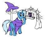  cape equine female feral friendship_is_magic hat hatrack hey_arnold! horn lesbian mammal my_little_pony parody photo plain_background shrine trixie_(mlp) twilight_sparkle_(mlp) unicorn unknown_artist white_background 