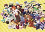  6+girls asbel_lhant asch beryl_benito emil_castagnier everyone fujibayashi_shiina fujibayashi_suzu full_body jay_(tales) judith luke_fon_fabre mieu mooche multiple_boys multiple_girls philia_felice rassius_luine richard_(tales) ruca_milda shirley_fennes sophie_(tales) surcoat tales_of_(series) tales_of_destiny tales_of_eternia tales_of_graces tales_of_hearts tales_of_innocence tales_of_legendia tales_of_phantasia tales_of_rebirth tales_of_symphonia tales_of_symphonia_knight_of_ratatosk tales_of_the_abyss tales_of_vesperia veigue_lungberg yellow_background 