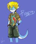  blue dragon male ramzryu_(character) scalie solo yuuri 