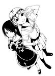  bad_id bad_pixiv_id gokou_ruri gothic_lolita greyscale hanazawa_kana lolita_fashion monochrome multiple_girls nakashima_(middle_earth) ore_no_imouto_ga_konna_ni_kawaii_wake_ga_nai real_life school_uniform seiyuu seiyuu_connection serafuku v 