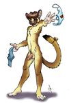  bell cat feline male nude penis seraph solo tail_bell undressing 