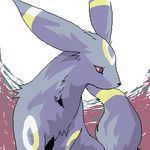  black la_fete markings pok&eacute;mon red_eyes solo tail umbreon 