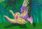  athus cum cute dragon dragon_ball feral icarus male nude penis purple scalie solo wings 