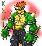  horns jax_the_bat knut koopa leather male mohawk muscles solo 