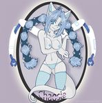  breasts cat chaosie cyborg feline female hyd panties solo stockings technophilia topless underwear 