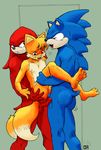  battle_angel knuckles_the_echidna sonic_team sonic_the_hedgehog tails 