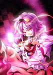  absurdres akimegu_m eyeball heart highres komeiji_satori purple_eyes purple_hair short_hair solo third_eye touhou 