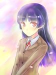  aoi_usagi bad_id bad_pixiv_id black_hair gokou_ruri long_hair mole mole_under_eye ore_no_imouto_ga_konna_ni_kawaii_wake_ga_nai red_eyes school_uniform solo 