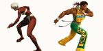  capcom dark_skin eddy_gordo elena lowres street_fighter tekken white_hair 