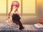 bed bloody_rondo game_cg lolita_fashion pink_hair sakaki_maki tagme_(character) 