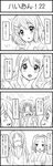  5girls akiyama_mio blush_stickers check_translation comic esuyuki greyscale hair_ornament highres hirasawa_yui k-on! kotobuki_tsumugi monochrome multiple_girls suzumiya_haruhi_no_yuuutsu tainaka_ritsu translated translation_request yamanaka_sawako 