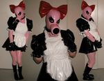  birdo collar crossdressing form_fitting fursuit human maid maid_uniform photo pvc rael_bunny real taking_it_way_too_far what 