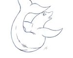  2009 anus arrow_(artist) atmongoose cetacean clitoris dolphin female feral marine pussy sketch solo 